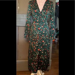 Button front midi dress